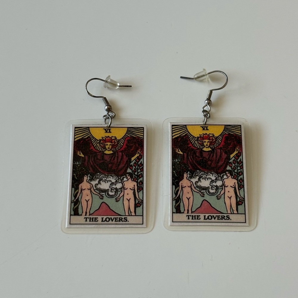 Tarot Card Earrings